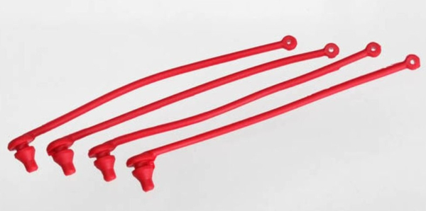 TRX5752 Karosserie-Splinten Halter rot (4) TRAXXAS 