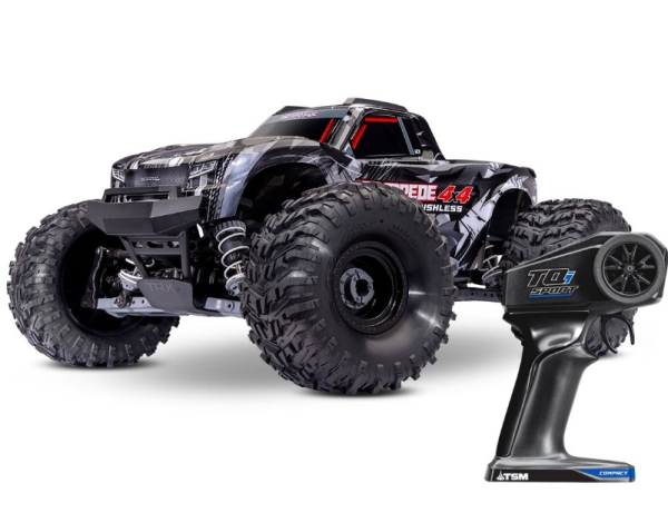TRX67454-4-BLK Stampede 1/10 4x4 Stadium-Truck schwarz RTR VX3 Brushless, HD