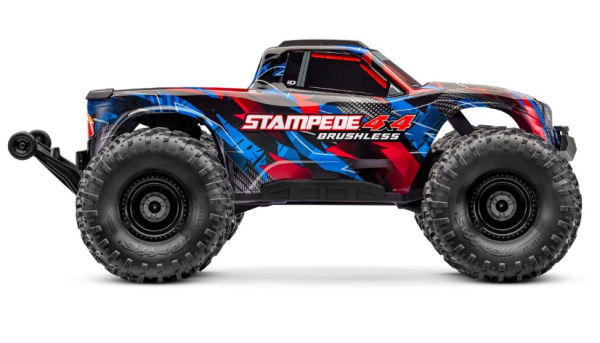 TRX67454-4-RED Stampede 1/10 4x4 Stadium-Truck ro RTR VX3 Brushless, HD