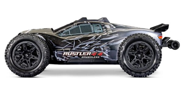 TRX67464-4-BLK Rustler 1/10 4x4 Stadium-Truck schwarz RTR VX3