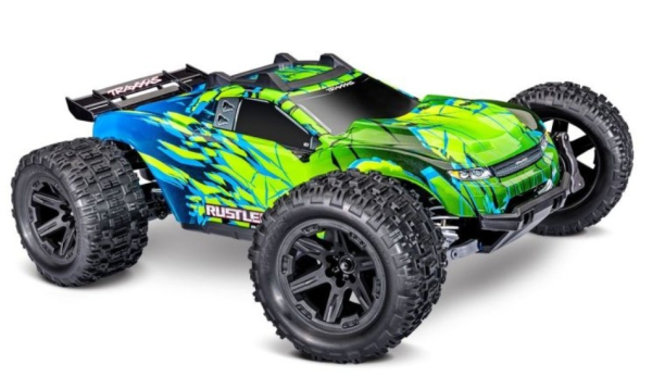 TRX67464-4-GRN Rustler 1/10 4x4 Stadium-Truck grün RTR VX3