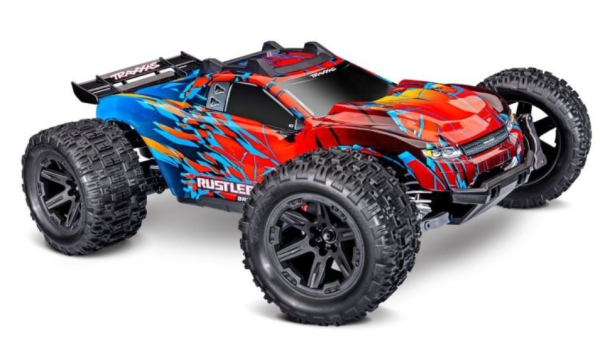 TRX67464-4-RED Rustler 1/10 4x4 Stadium-Truck rot RTR VX3