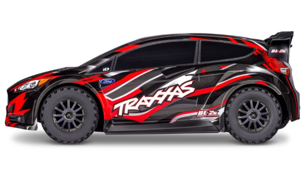 TRX74154-4RED TRAXXAS 1/10 Ford Fiesta ST 4x4 Brushless BL-2S Rally RTR