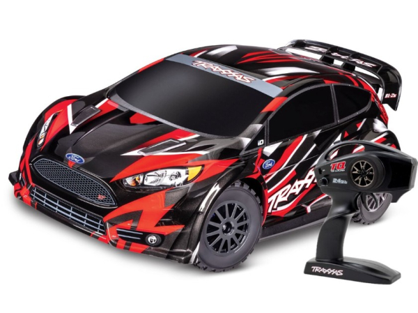 TRX74154-4RED TRAXXAS 1/10 Ford Fiesta ST 4x4 Brushless BL-2S Rally RTR