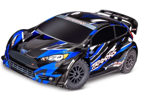 TRX74154-4BLUE TRAXXAS 1/10 Ford Fiesta ST 4x4 Brushless BL-2S Rally RTR