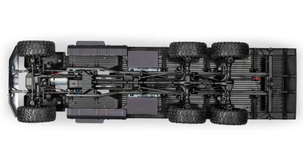 TRX88086-84BLK  TRX-6 Ultimate RC Hauler 6x6 schwarz 1/10 Truck RTR Brushed