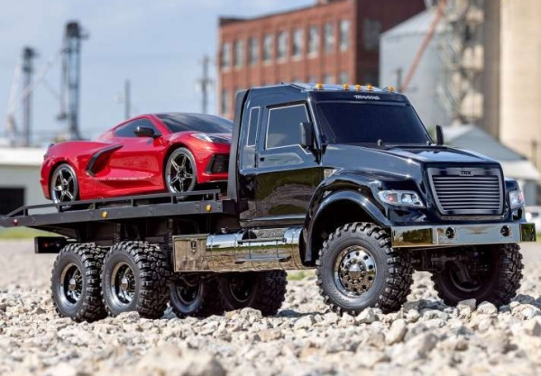 TRX88086-84BLK  TRX-6 Ultimate RC Hauler 6x6 schwarz 1/10 Truck RTR Brushed
