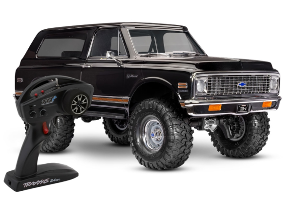 TRX91076-4-BLK TRX-4 72 Chevy Blazer blau 1/10 Crawler RTR mit Interieur, Brushed, Clipless