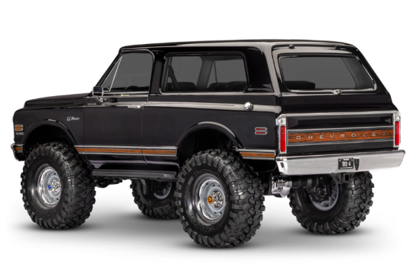 TRX91076-4-BLK TRX-4 72 Chevy Blazer blau 1/10 Crawler RTR mit Interieur, Brushed, Clipless