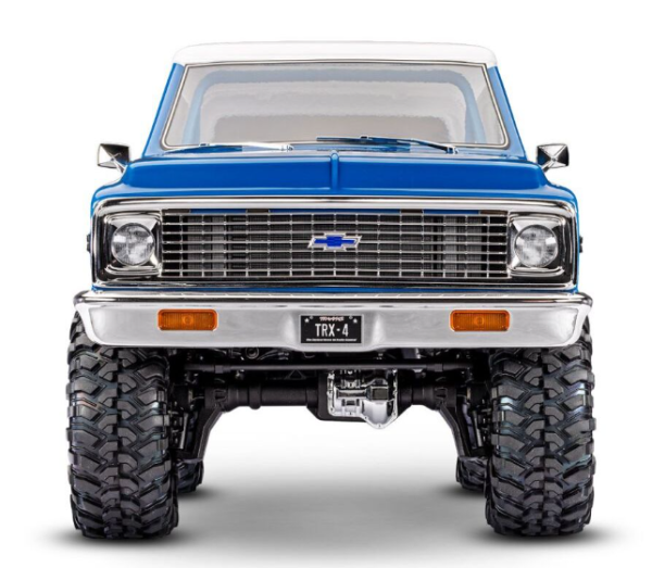 TRX91076-4-BLUE TRX-4 72 Chevy Blazer blau 1/10 Crawler RTR mit Interieur, Brushed, Clipless