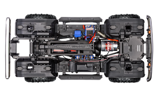 TRX91076-4-BLUE TRX-4 72 Chevy Blazer blau 1/10 Crawler RTR mit Interieur, Brushed, Clipless