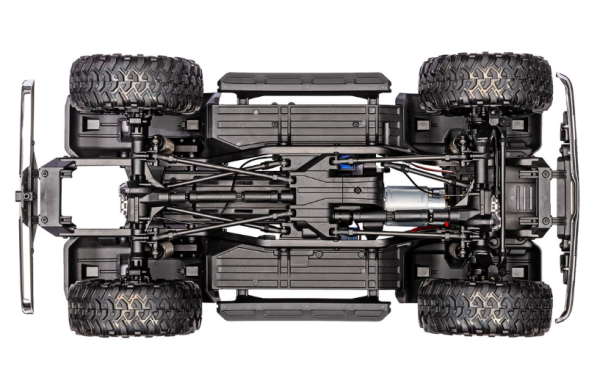 TRX91076-4-BLUE TRX-4 72 Chevy Blazer blau 1/10 Crawler RTR mit Interieur, Brushed, Clipless