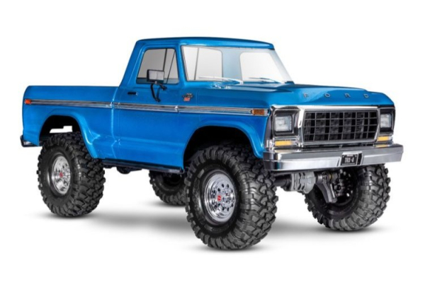 TRX92144-4-BLUE TRAXXAS TRX-4 F150 Truck XLT schwarz 1/10 Crawler RTR Brushed, Clipless