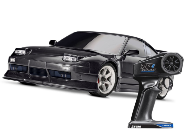 TRX93424-4-BLK TRAXXAS 4-Tec Nissan 240SX schwarz 1/10 Tourenwagen RTR VX3 Brushless, HD
