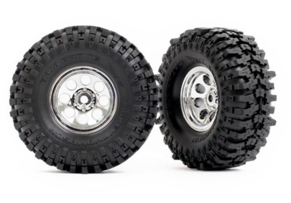 TRX9873 Reifen/F. TRX-4M/HighTrail MTh. F-150 chrome