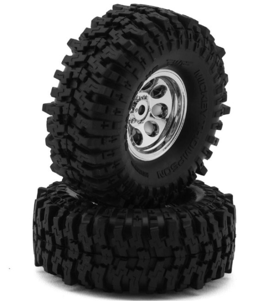 TRX9873 Reifen/F. TRX-4M/HighTrail MTh. F-150 chrome