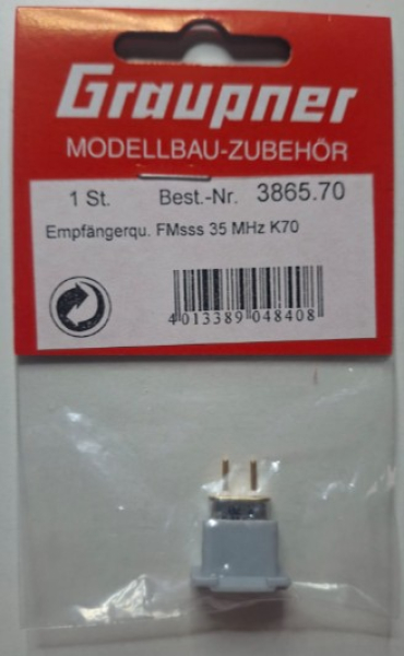 3865.70 Graupner Senderquarz | 35Mhz | K70
