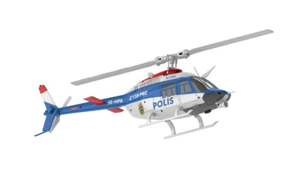 217014 Torcster Hubschrauber Bell 206 Jet Ranger Polis Pro Brushless 6G/3D 312mm RTF