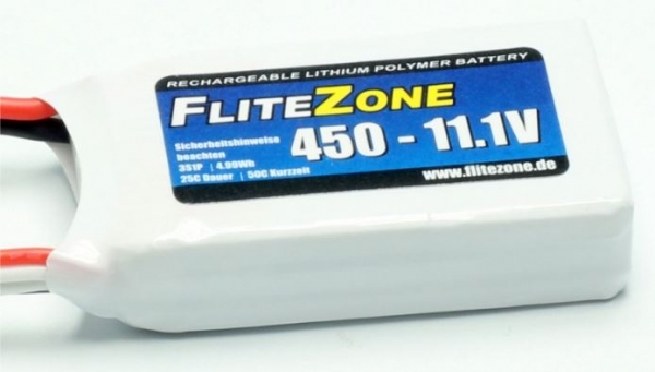 C9338 LiPo Akku FliteZone 450 - 11,1V