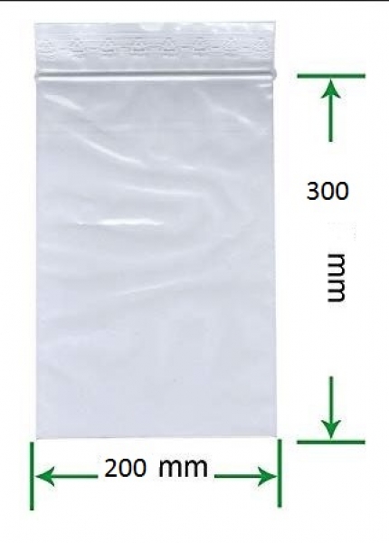 PE200x300 Verschlußbeutel PE 200x300 mm 10Stück