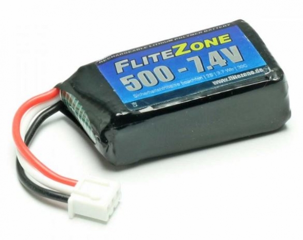 15890 LiPo Akku FliteZone 500 - 7.4V (z.B. 120X)