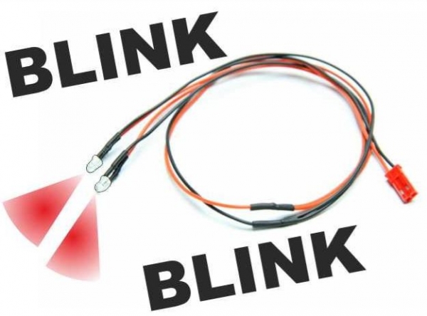C5454 LED 5-10V/rot-BLINKEND 40cm BEC 2x pm