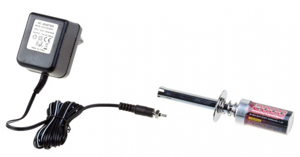 RB1018 Glühkerzen-Stecker 2000+Lader robitronic
