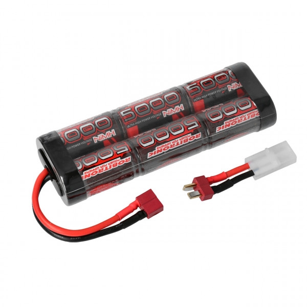 SC5000T Robitronic NiMH Akku 5000mAh 7,2V Stick Pack T-Stecker & Tamiya