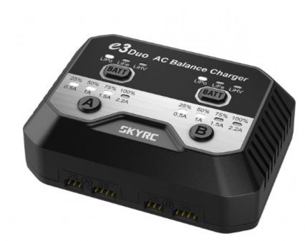 SK100164 SkyRC e3-DUO LADER AC 2-3S / -2,2A