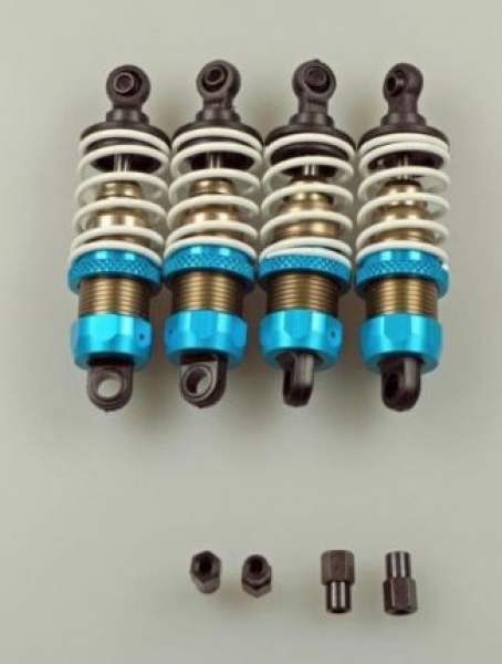 T405864 Stoßdämpfer 1:10 / 62mm ALU/blau 4 Stück