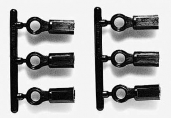 300050596 Kugelgelenke 4,8mm / M3 Tamiya kurz 6 Stück
