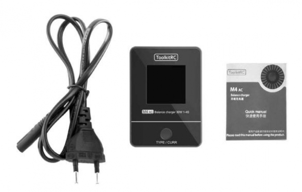 TK10900 ToolkitRC M4AC XT60 LiPo 1-4S 2.5A Ladegerät AC