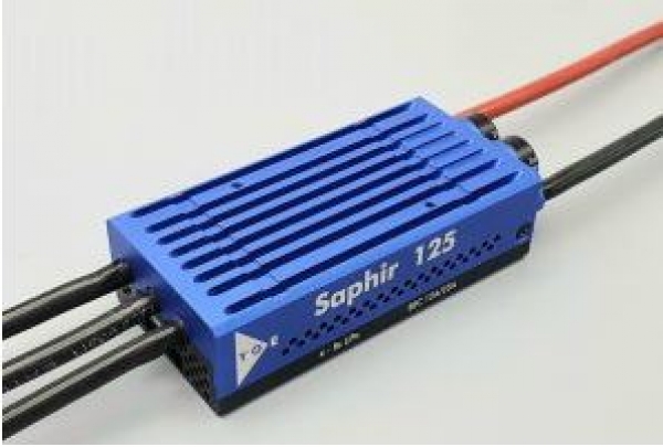 Saphir125 BL-Regler YGE Saphir-125 LVT 4-8S