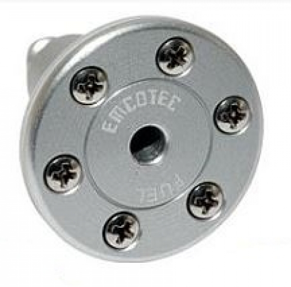 A90083silber Tankventil ALU/silber mit Aufkleber