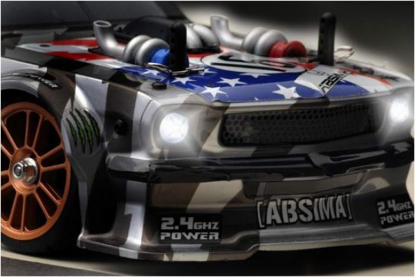16010 FUN-MAKER 1:16 Stars'nGrey BL/RTR