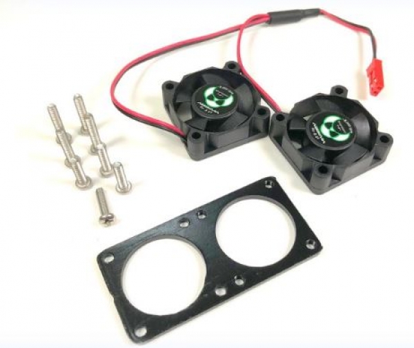 AB2310032 Doppellüfter Car mit Halteplatte 8000rpm, 30mm