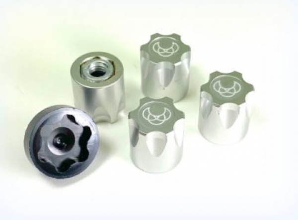 2560025 Radnabe M4/ALU Ø 11mm/Länge 12mm silber 4 St.