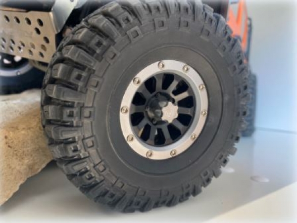 2560025 Radnabe M4/ALU Ø 11mm/Länge 12mm silber 4 St.