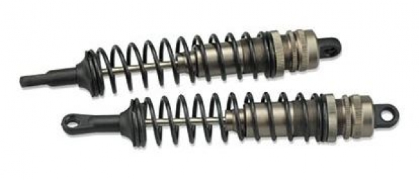 002-TS006 Stoßdämpfer 147mm Alu/Rändel 2 Stück