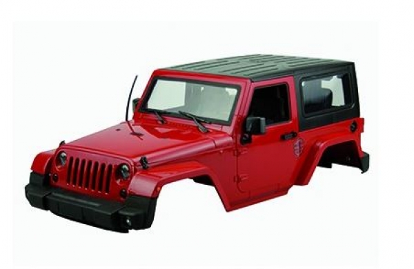 010 -10001 Karosse 1:10 "Scale" Geländewagen rot