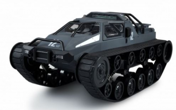22439 Military-Police Kettendrift-Fahrzeug 1:12 grau/blau