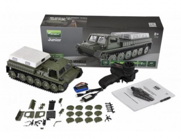 22617 GEPANZERTES RC KETTENFAHRZEUG 1:16 RTR OLIVGRÜN/WEISS