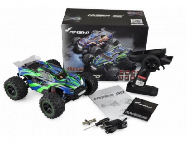 22620 HYPER GO TRUGGY BRUSHED 4WD 1:16 RTR BLAU/GRÜN