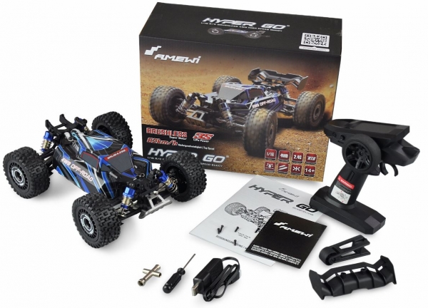22626 HYPER GO BUGGY BRUSHLESS 3S 4WD 1:16 RTR BLAU