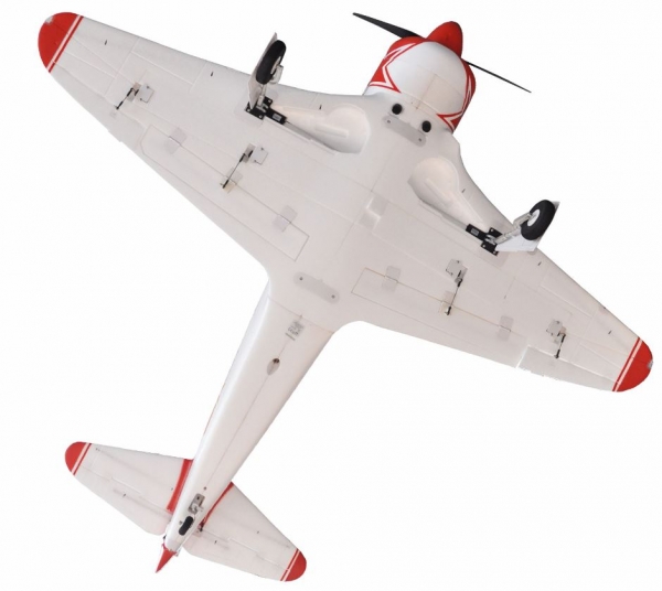 24100 AMXFLIGHT YAK-11 ROT/WEISS EPO 6S PNP