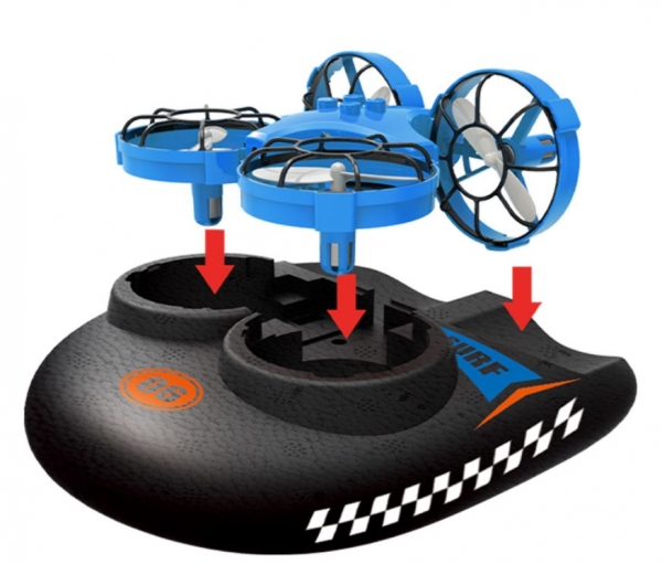 25307 QC TRIX 3in1 Luftkissenfahrzeug blau