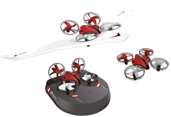 25309 QC AIR-GENIUS 3in1-Copter rot