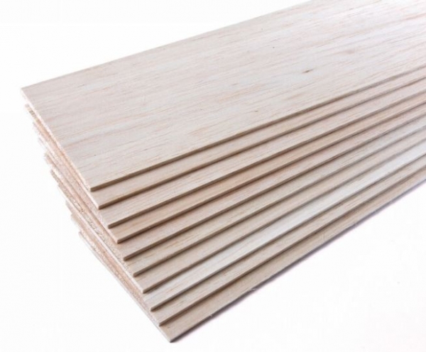 Balsabrettchen 2,2-2,5mm 10x93cm Sonderposten