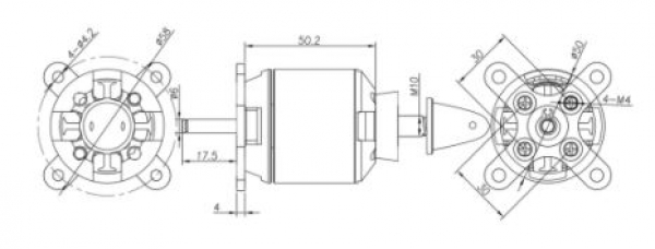 SP-C5055-06 BL-Motor SPITZ 5055-06 760kv 3-5S