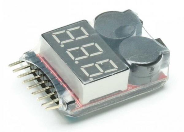 C9151 Lipo-Checker 1-8S LCD+Warner